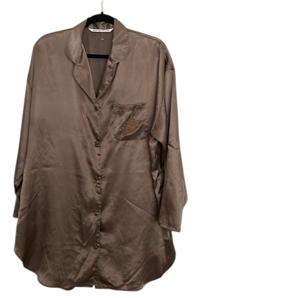 Victoria's Secret Other - Vintage Victoria Secret Satin Nightshirt Y2K